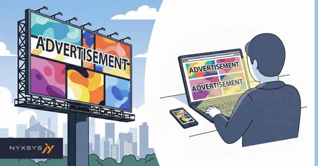 LED Billboard vs online ads