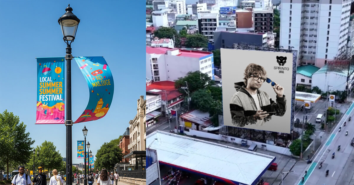 Static Event Posts Lamp Post Banner vs a Static Billboard: Which to Choose?